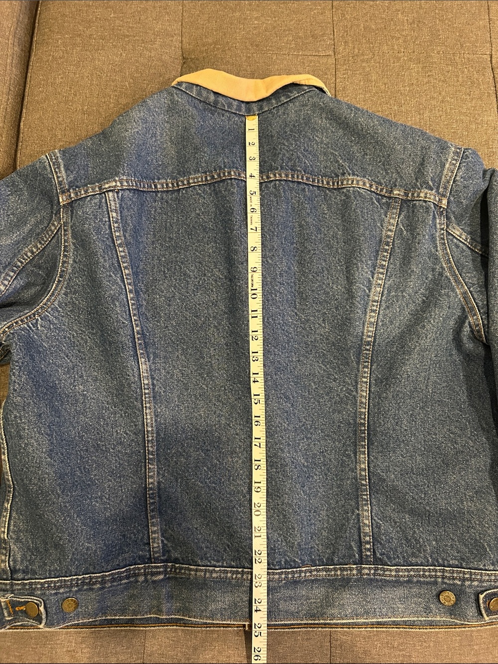 Vintage Storm Rider by Canyon Creek Blanket Lined Denim Jean Jacket Size 48 XL - Picture 15 of 16